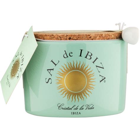 Ibiza Fleur De Sel Naturligt Salt I Keramikburk Fr N Sal De Ibiza