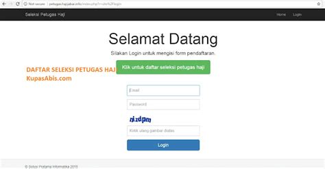 Panduan Lengkap Cara Daftar Seleksi Petugas Haji Tahun Info