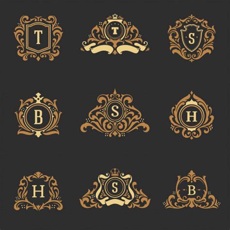 Set Of Luxury Monogram Designs Stock Vector Image By Sonulkaster 70409265