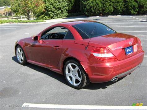 Firemist Red Metallic Mercedes Benz Slk Roadster