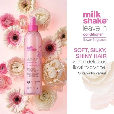 Milk Shake leave in Conditioner flower 350ml อาหารผมบำรงเสนผมแบบไม