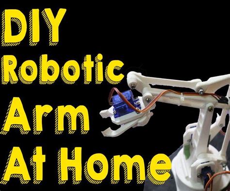 How to Make Robotic Arm at Home | Robot arm, Robot, Robot motors