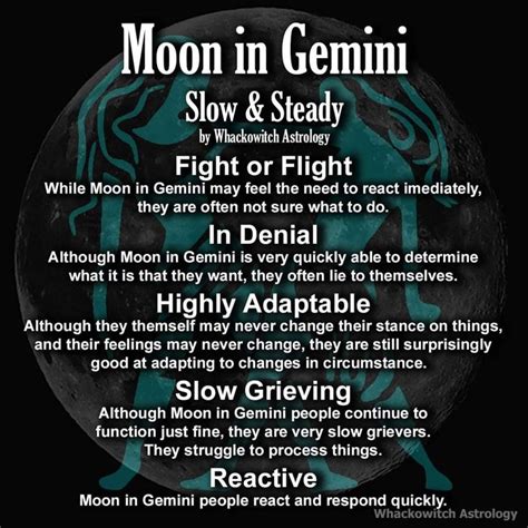 Moon in Gemini | Moon sign astrology, Gemini moon sign, Birth chart