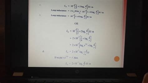 Inductance Of Single Phase Two Wire Line Youtube