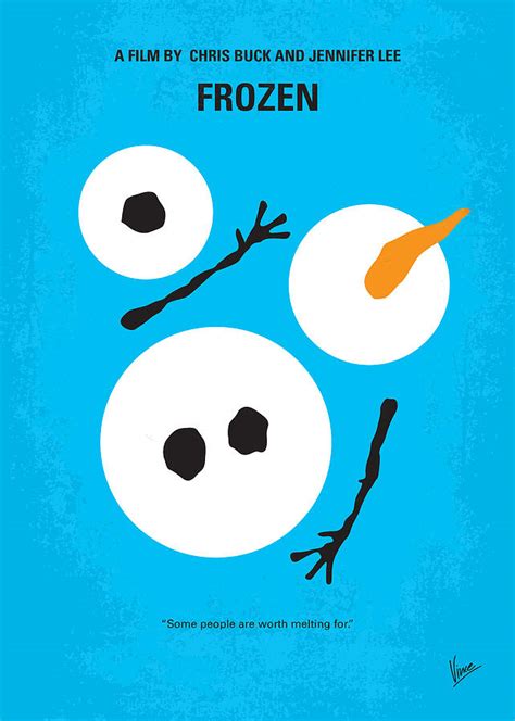 No396 My Frozen Minimal Movie Poster Digital Art By Chungkong Art