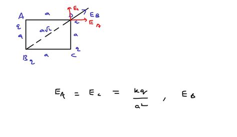 Solved Three Charges Each Equal To Q Are Placed At The Three Corners