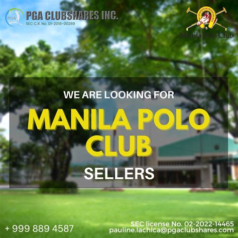 MANILA POLO CLUB PGA CLUBSHARES On Carousell