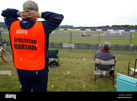 Formula One Motoracing British Grand Prix Qualifying Stock Photo