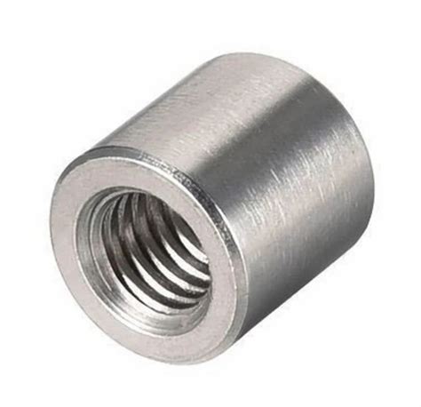 Chrome Stainless Steel Round Coupling Nut Size Inch At Rs