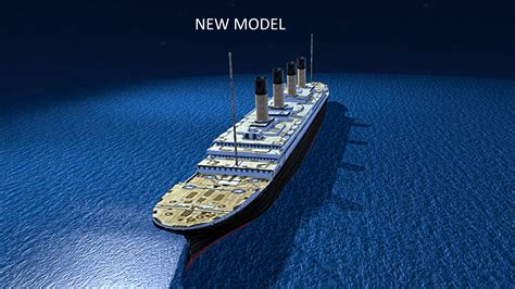 Heavily re-edited a Titanic 3d model I found online. : r/titanic