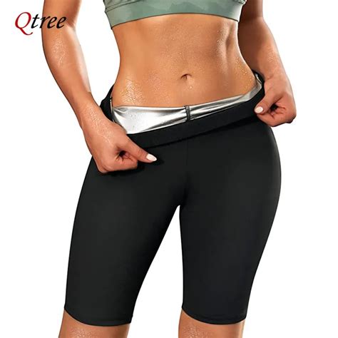 Qtree Women Thermo Body Shaper Slimming Pants Silver Coating Weight