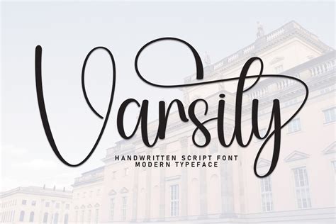 Varsity font | free download for WEB