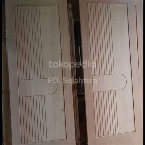 Jual Pintu Kamper Samarinda Oven Motif Garis Lengkung Jakarta Barat