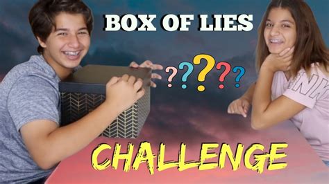 Box Of Lies Challenge Keilly Andkendry Youtube