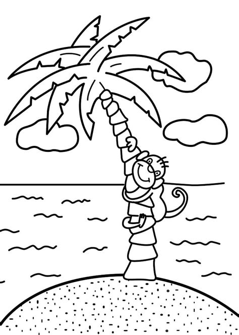 Desenhos De Ilha Para Colorir Pintar E Imprimir Colorironline