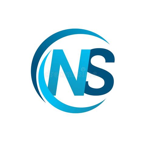 Ns Circle Logo Stock Illustrations Ns Circle Logo Stock