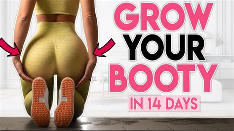 GROW YOUR BOOTY In 14 DAYS Butt Lift Shape 10 Min Workout YouTube