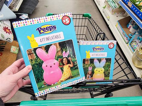 Foot Inflatable Peeps Bunnies Just At Dollar Tree The Krazy