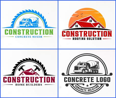 Custom Concrete Logo Construction Logo Handyman Logo Etsy