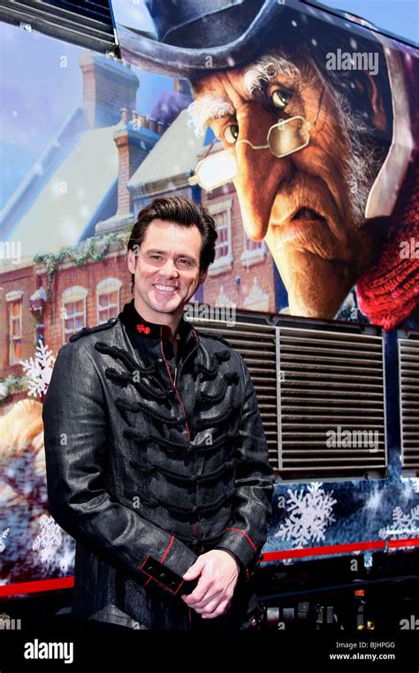 Jim Carrey Disneys A Christmas Carol Train Tour Downtown Los Angeles