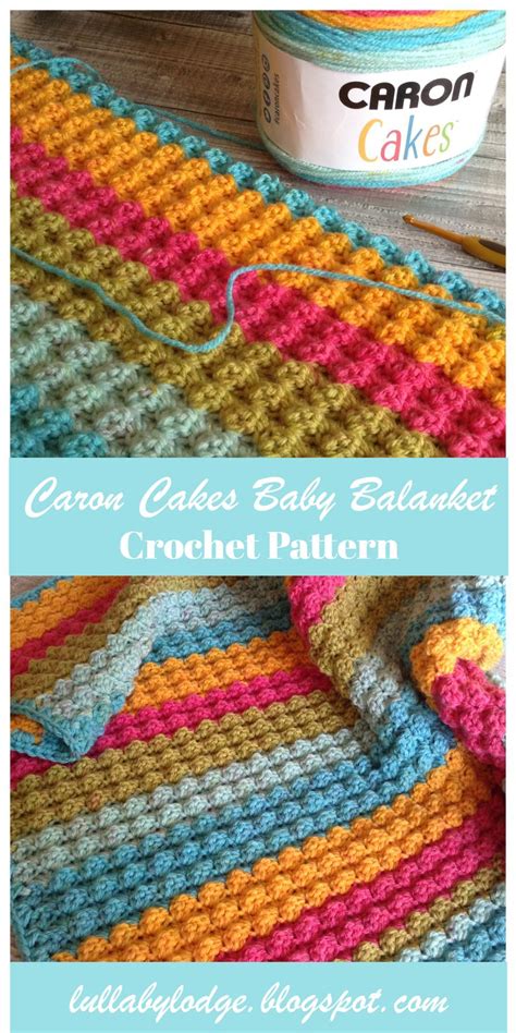 Baby Blanket Crochet Pattern Using Caron Cakes Crochet Pattern Free