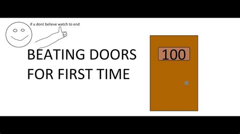 BEATING DOORS FOR FIRST TIME YouTube