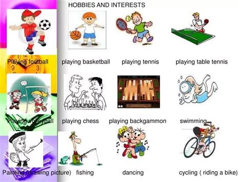 PPT - HOBBIES AND INTERESTS PowerPoint Presentation, free download - ID:2967834