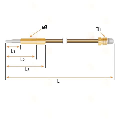 TERMOPAR CABEZA LISA M9X1MM L 600MM SIT ALPHA OMEGA