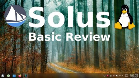 Solus Linux 4 3 Basic Review And Tutorial YouTube