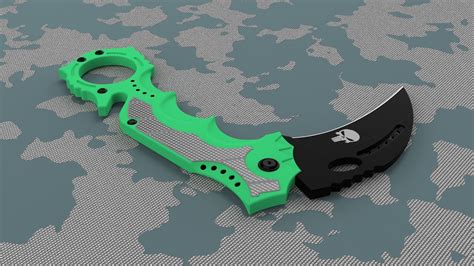 Zombie Apocalypse Survival Knife Set 3d Model Cgtrader