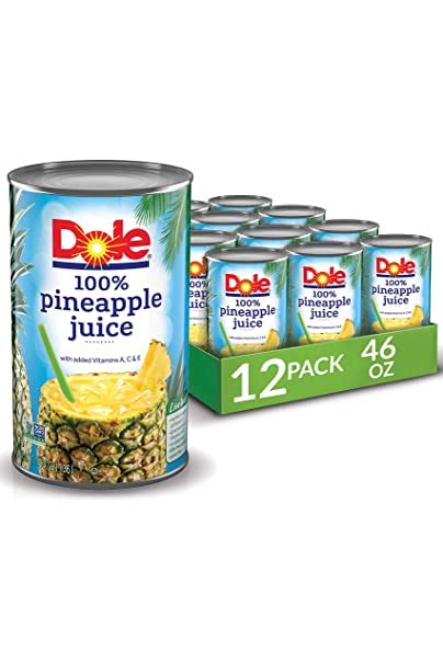 Amazon Dole Pineapple Juice Fruit Juice With Added