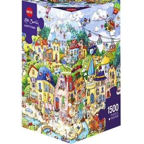 Comprar Puzzle Heye Piezas Triangular Happytown