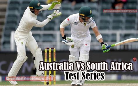 Australia Vs South Africa Test Series 2024 Full List Of Test Odi And