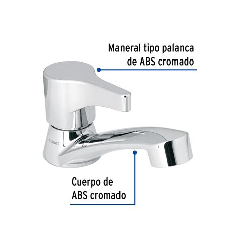 Mp Truper Foset Llave Individual Para Lavabo Abs Maneral