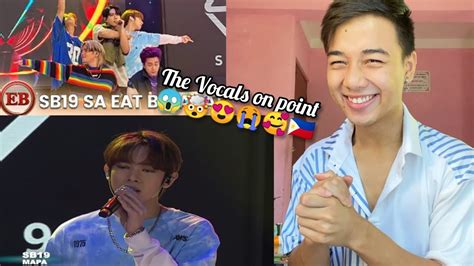 Sb19 Sa Eat Bulaga Mapa And Wyat Live On Eat Bulaga Reaction Youtube