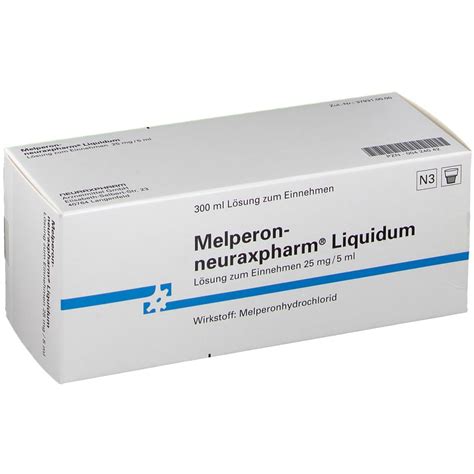 Melperon Neuraxpharm Liquidum Mg Ml Ml Mit Dem E Rezept