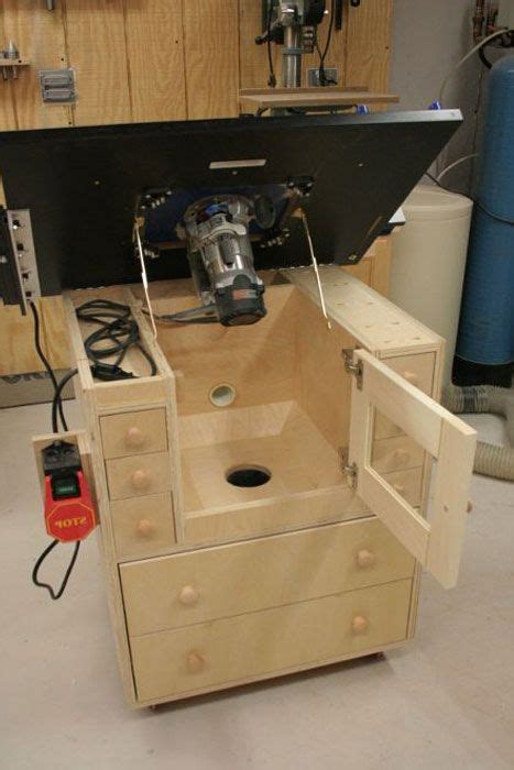 How To Build A Router Table Dust Collector Router Table Top Router