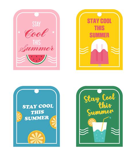 Have A Cool Summer Free Printable Tags Have A Cool Summer Free