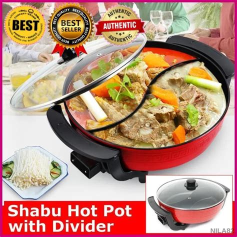 Electric Multifunctional Hot Pot Mandarin Duck Pot Hot Pot Mandarin Duck Cooker Electric Pot