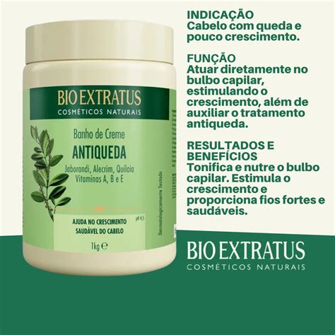 Banho De Creme Jaborandi Bio Extratus Kg Antiqueda Original Shopee