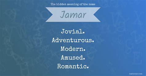 hidden meaning    jamar namious