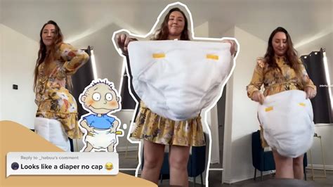 Lovable Curves Diaper Butt Video Rugrats Adults Diapers Clapback Big Butt Diaper Booty Comedy