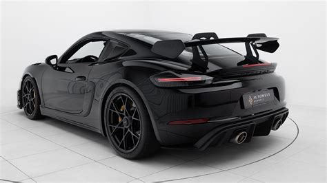 This Stealthy Porsche Cayman GT4 RS Weissach Is Dream Garage Material