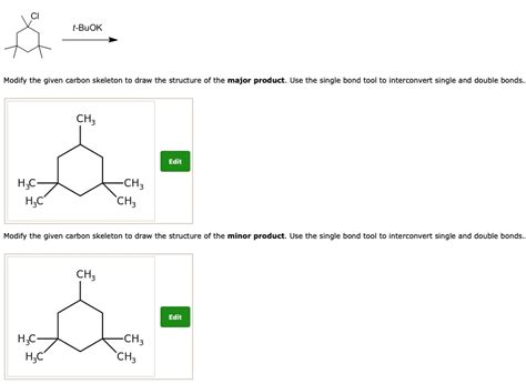 SOLVED T BuOK Modify The Given Carbon Skeleton To Draw The Structure