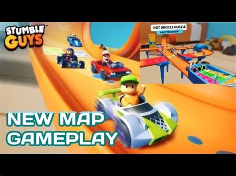 STUMBLE GUYS NEW MAP HOT WHEELS HUSTLE GAMEPLAY YouTube