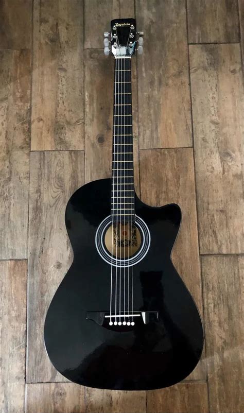 Guitarra Acustica Negra