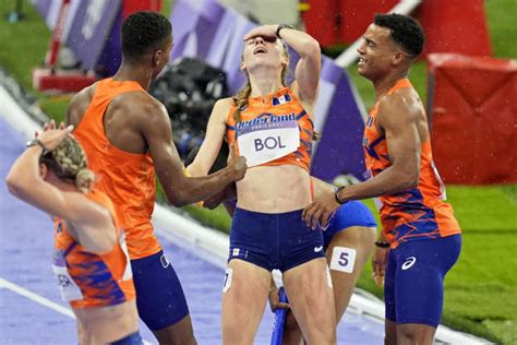 Netherlands Femke Bol Steals Heartbreaking 4x400 Mixed Relay Win From