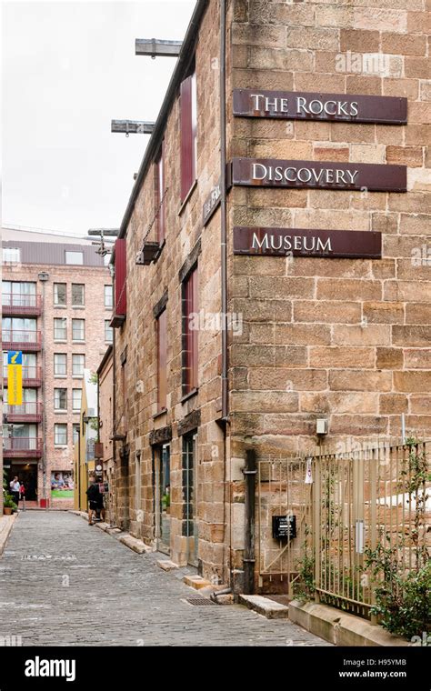 The Rocks Discovery Museum in Sydney Stock Photo - Alamy