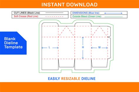 Milk Box Or Juice Box Dieline Template And 3d Box Design Blank Dieline