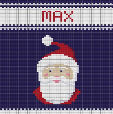 Free Knitted Santa Christmas Stocking Pattern Artofit